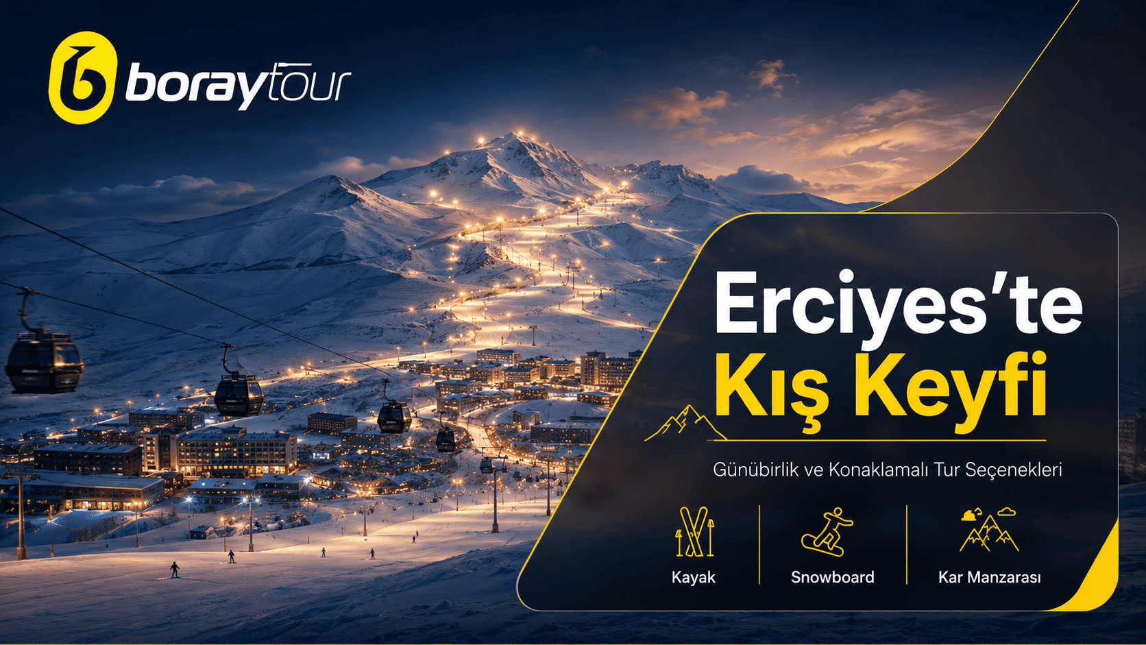 Ankara Çıkışlı Erciyes Turları | Kayak Keyfi